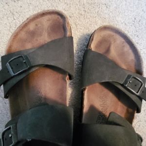 WELL-LOVED Birkenstock Black Sandals